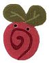 Small Raspberry Swirly Bud
